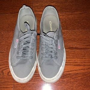 Superga grey sneakers size 8